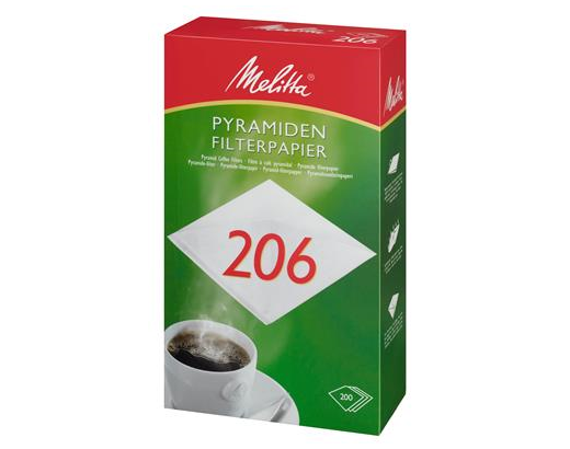 Pyramide-/kaffefilter Melitta 206